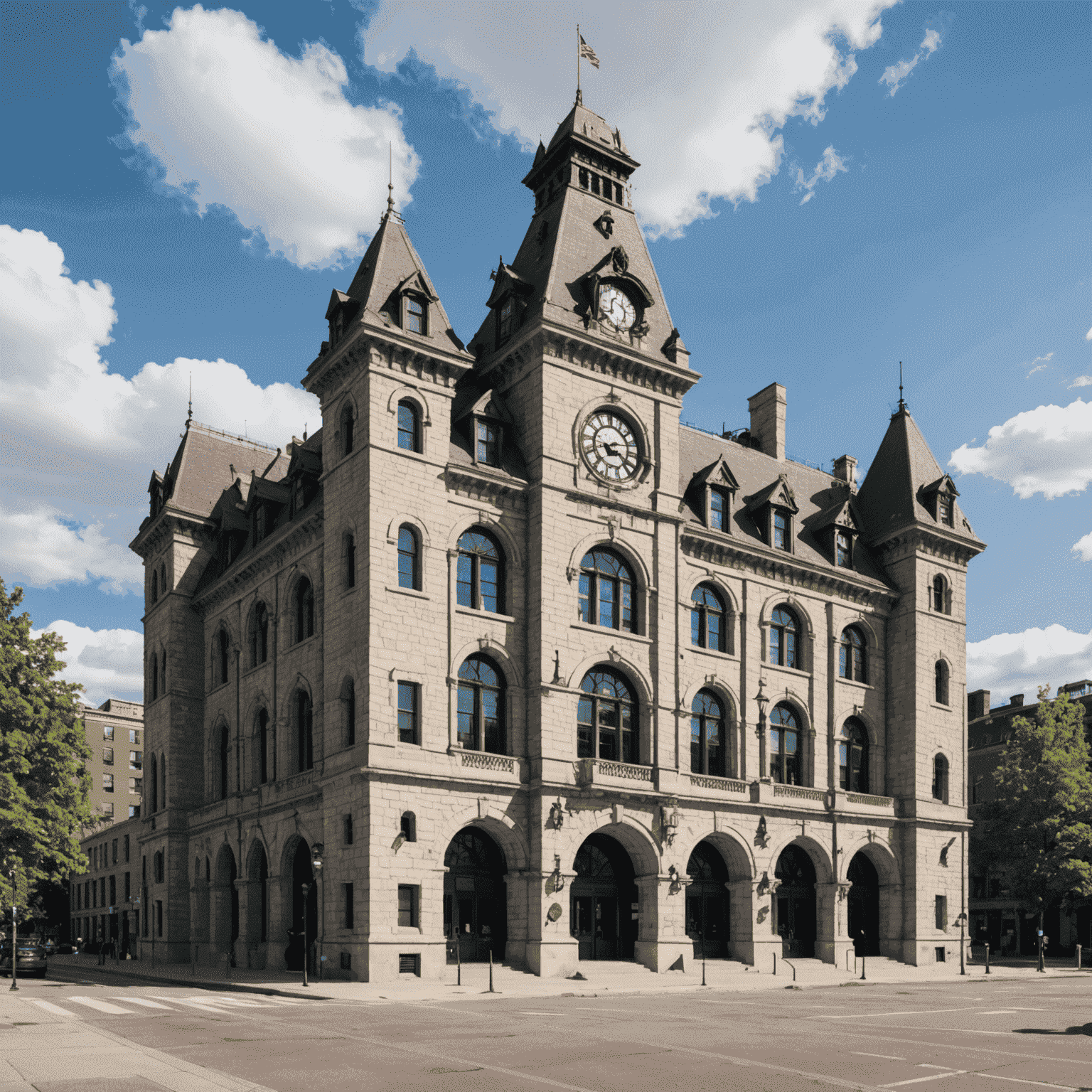 The historic Windsor Station in Montreal with its Romanesque Revival architecture and clock tower, now repurposed but still a landmark